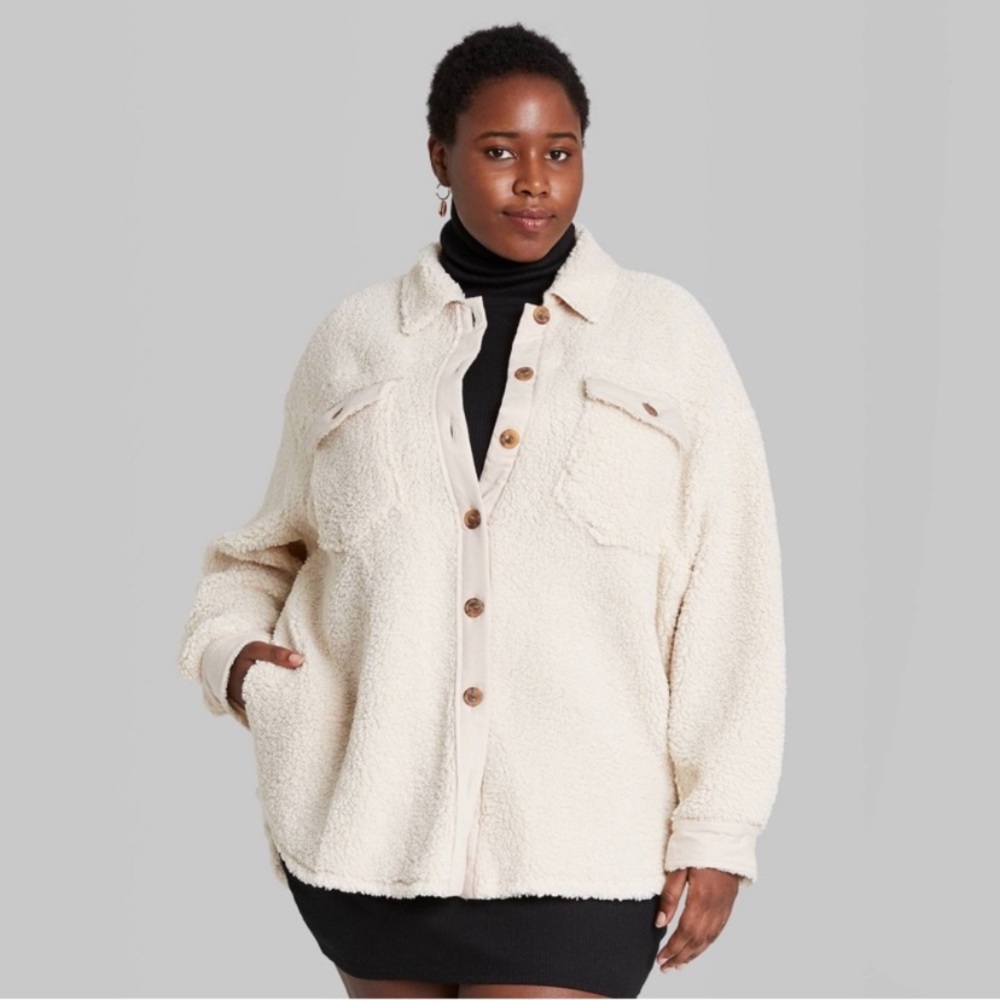 Wild Fable Sherpa Shacket